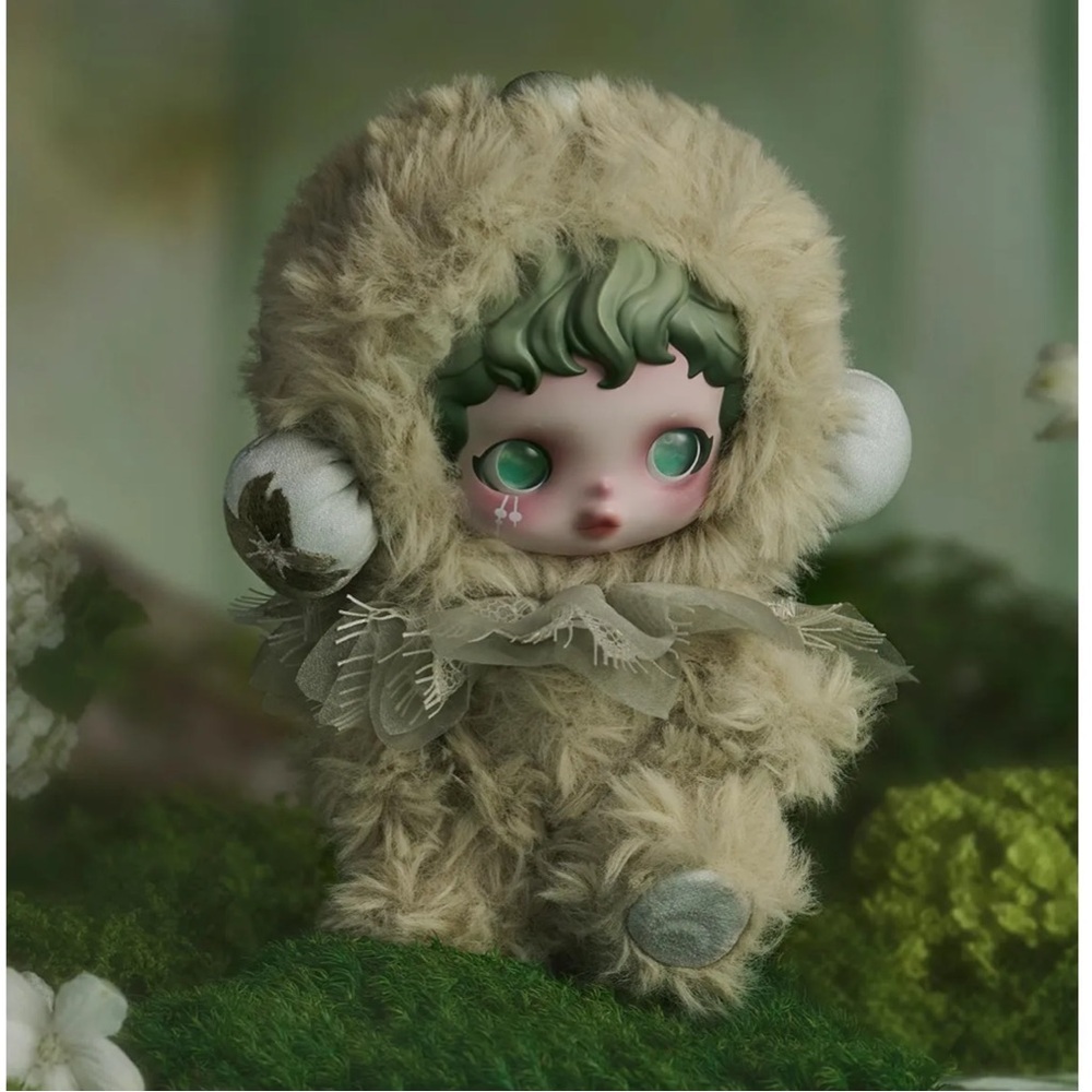 Skullpanda L'impressionnisme Collectible Plush Keychain Charm
